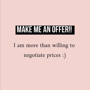 Make an offer on my listings!!
